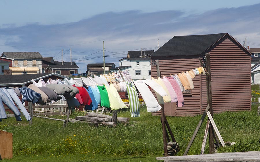 Laundry Blowing in the Wind